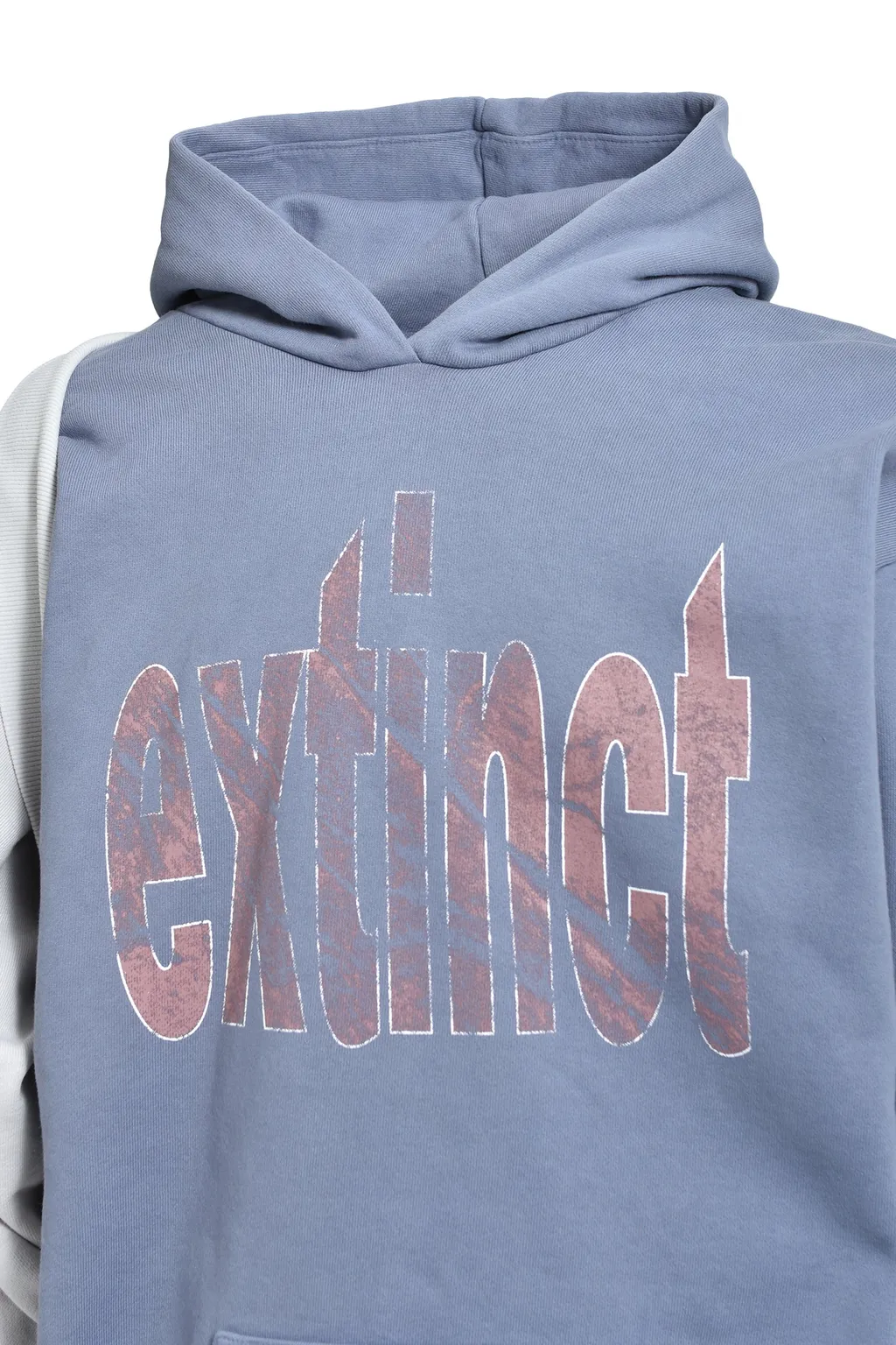 Bleached Graft Hoodie / Blu Gry