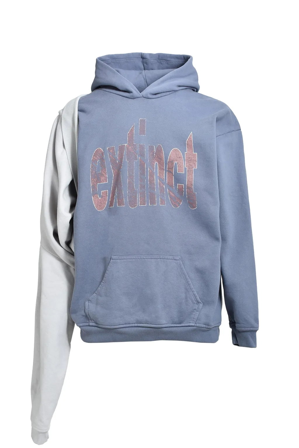 Bleached Graft Hoodie / Blu Gry