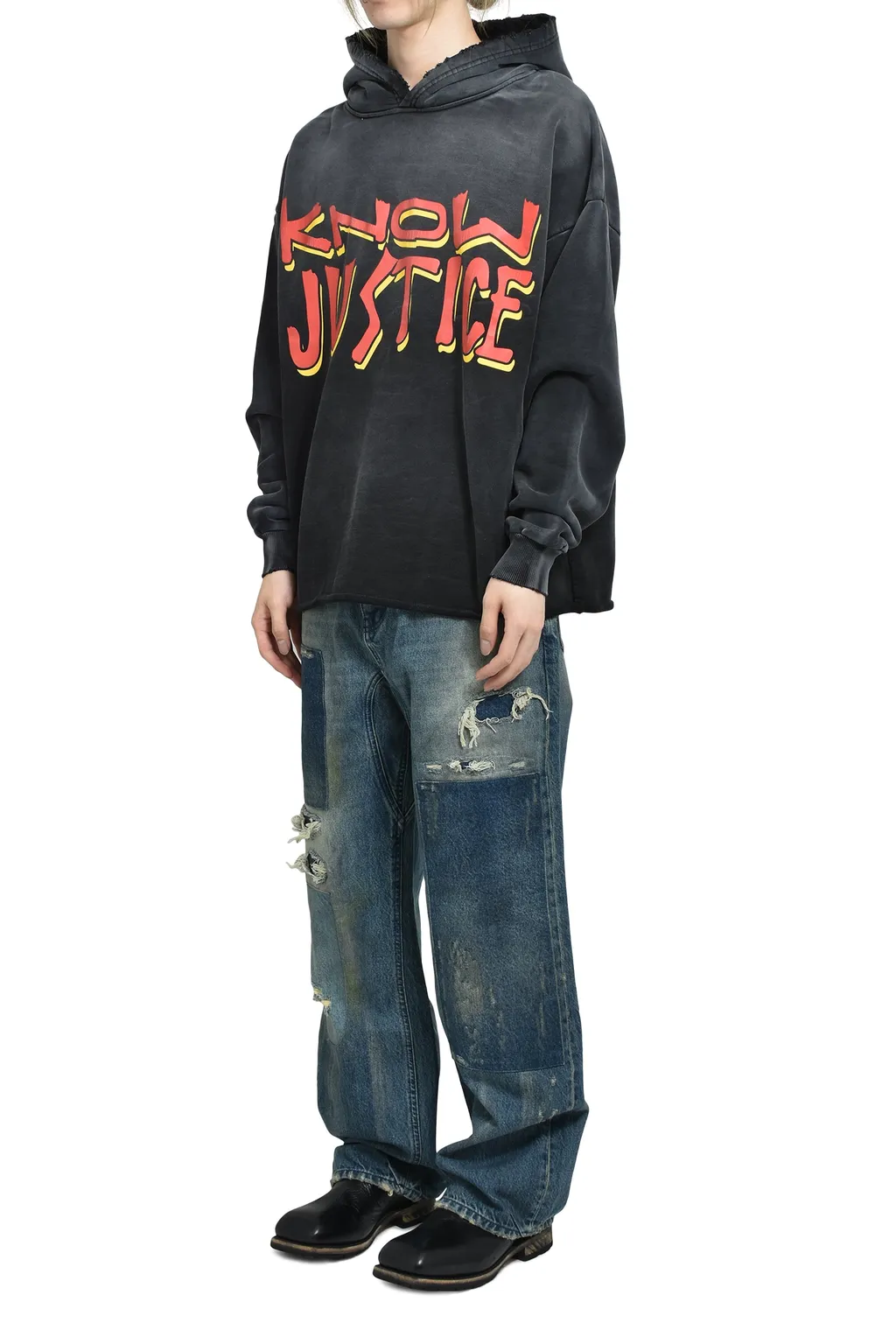 Know Justice Know Peace Hoodie / Blk