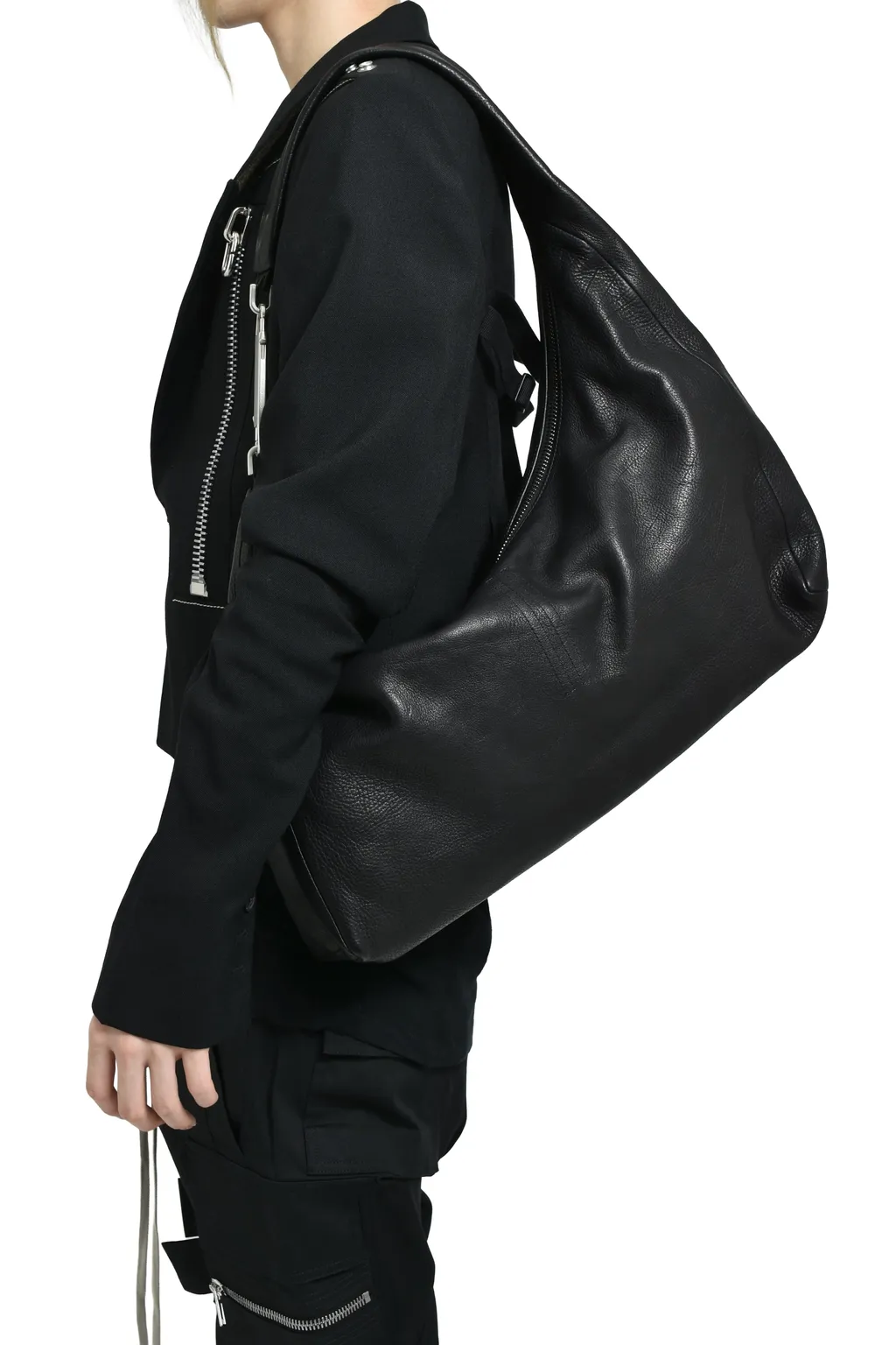 Cropped Gemini Bag / Black