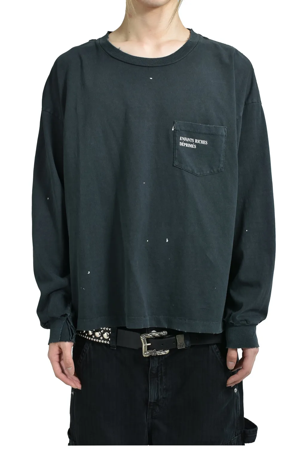 Classic Logo Ls T-Shirt / L.Washed Blk