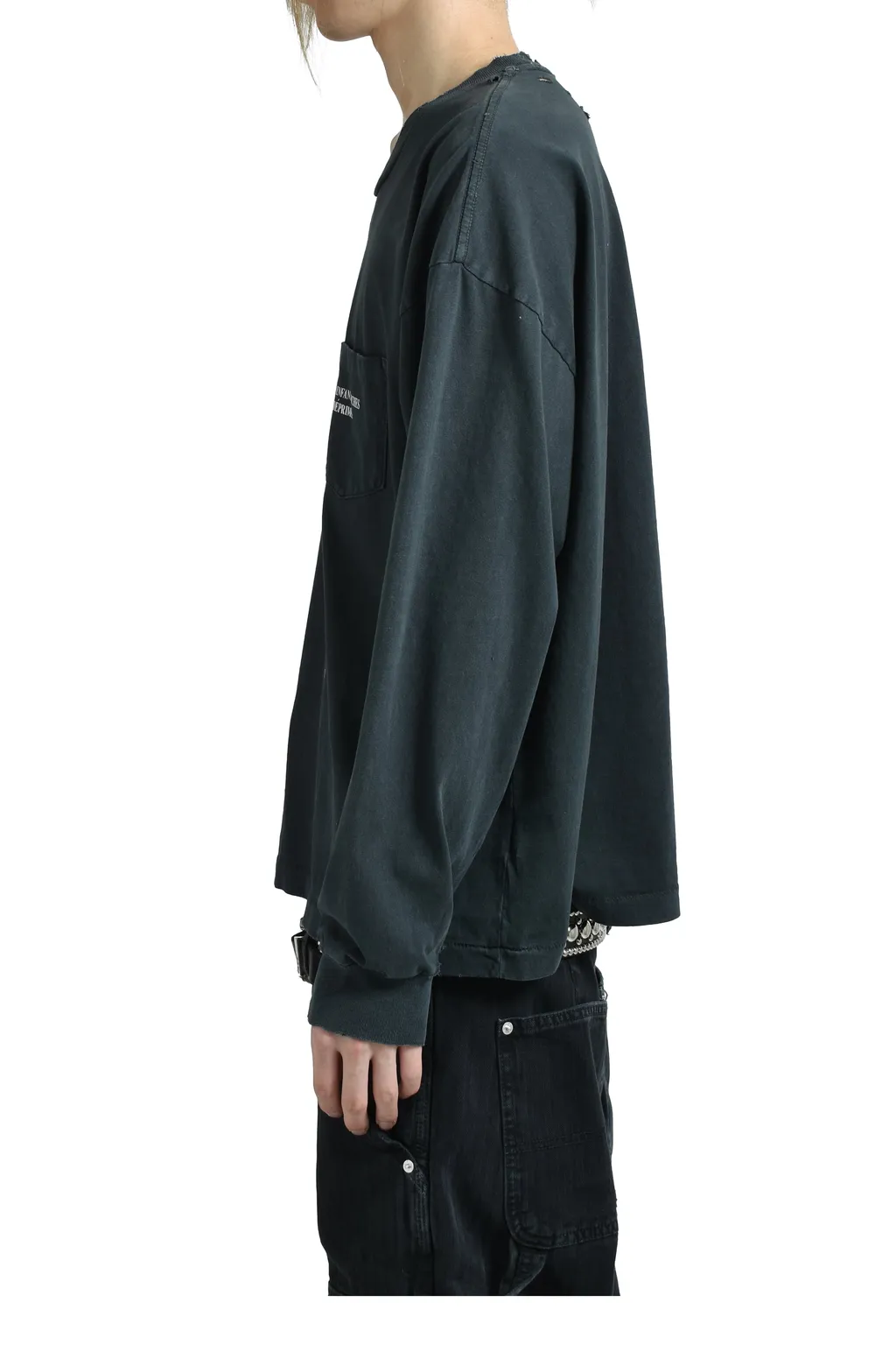 Classic Logo Ls T-Shirt / L.Washed Blk