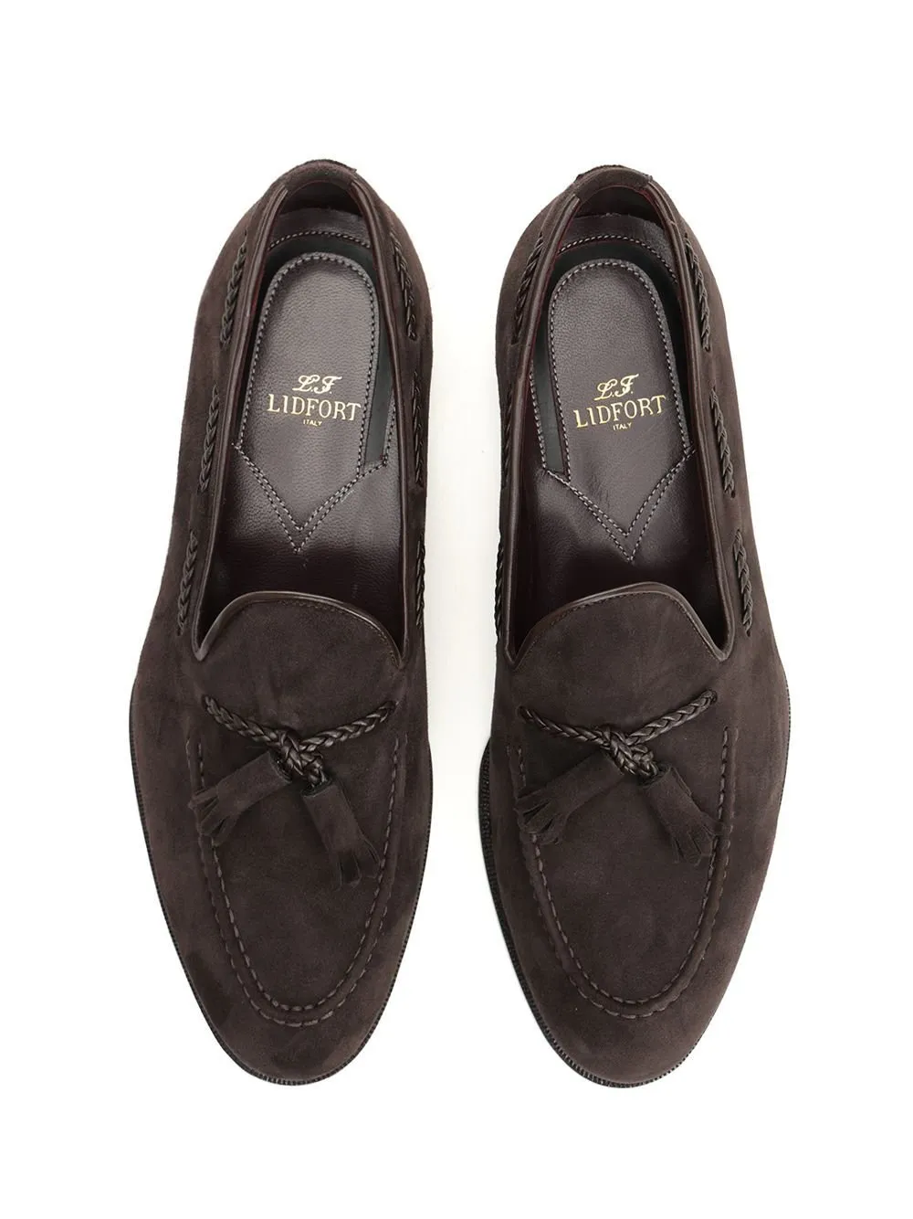 Lidfort Tassel Braided Loafers