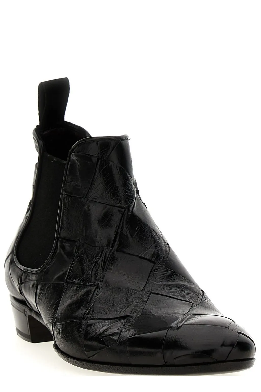 Lidfort Braided Pattern Ankle Boots