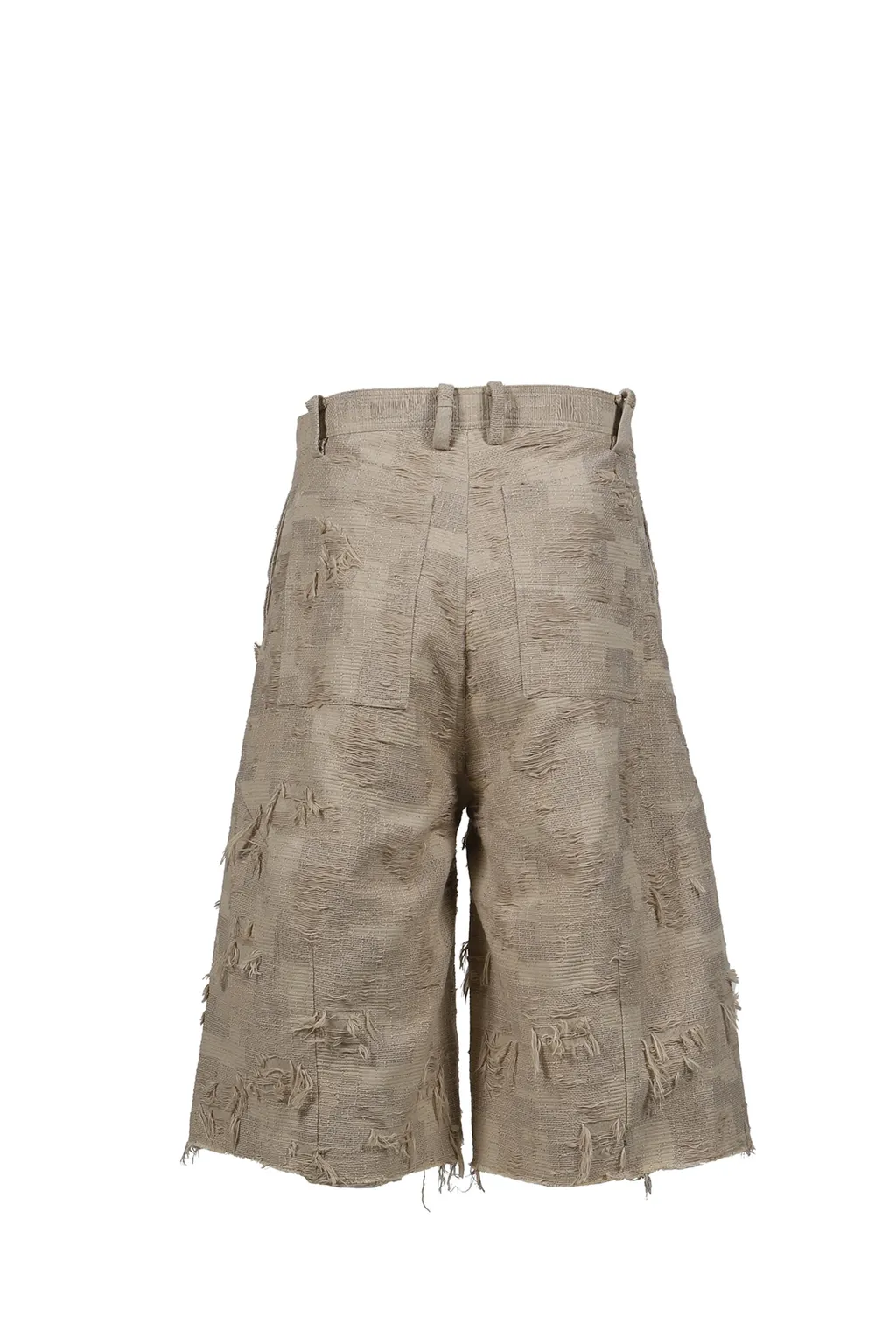 Boro Jacquard Baggy Shorts / Dusty Bei