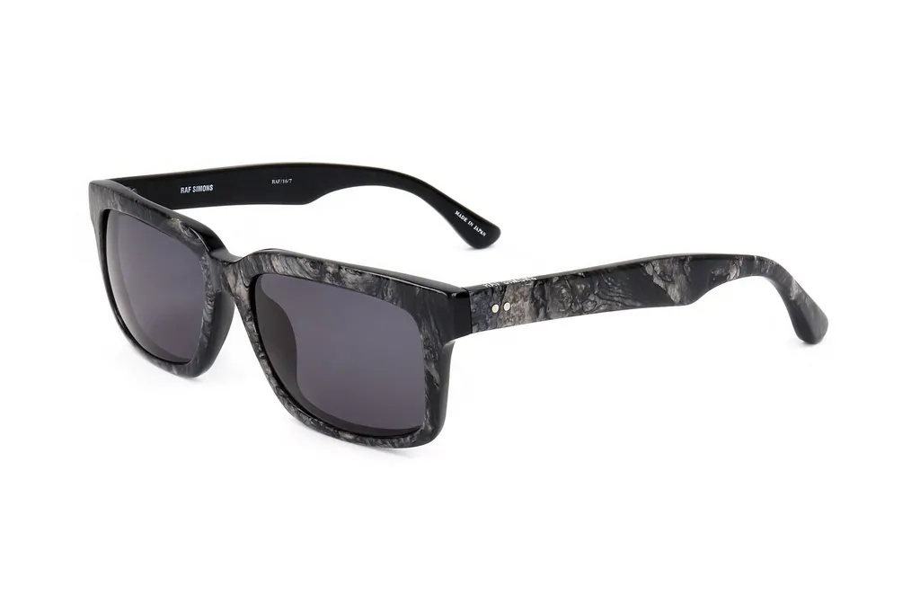 Linda Farrow X Raf Simons Rectangular Frame Sunglasses