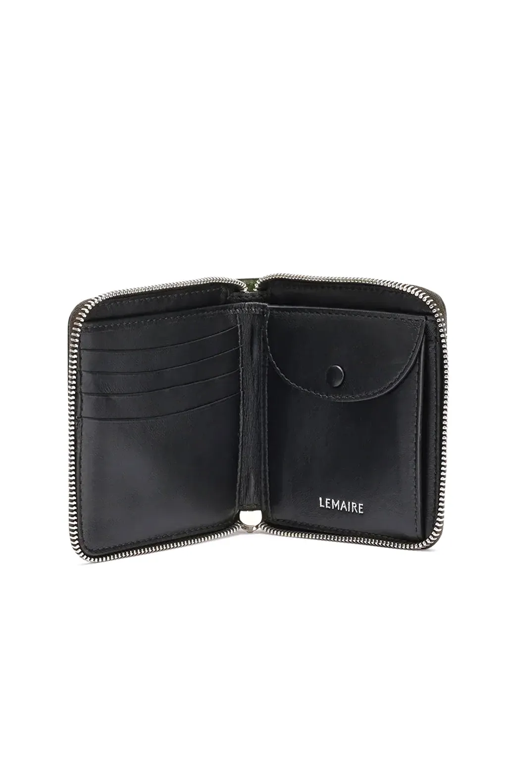 Patina Zip Compact Bi Fold / Grn