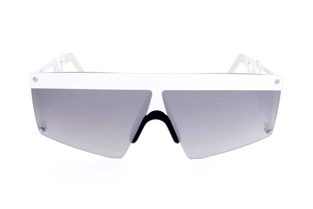 Linda Farrow X Jeremy Scott Shield Frame Sunglasses