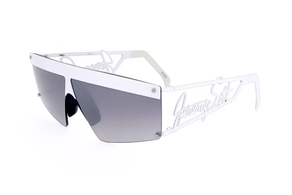 Linda Farrow X Jeremy Scott Shield Frame Sunglasses