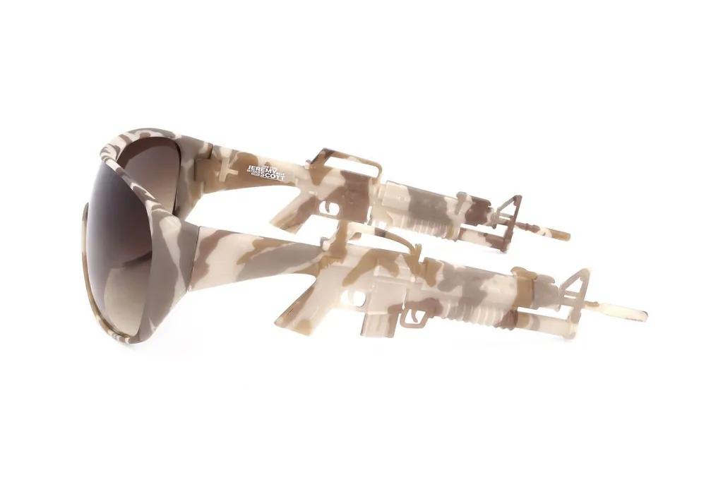 Linda Farrow X Jeremy Scott Oversized Sunglasses