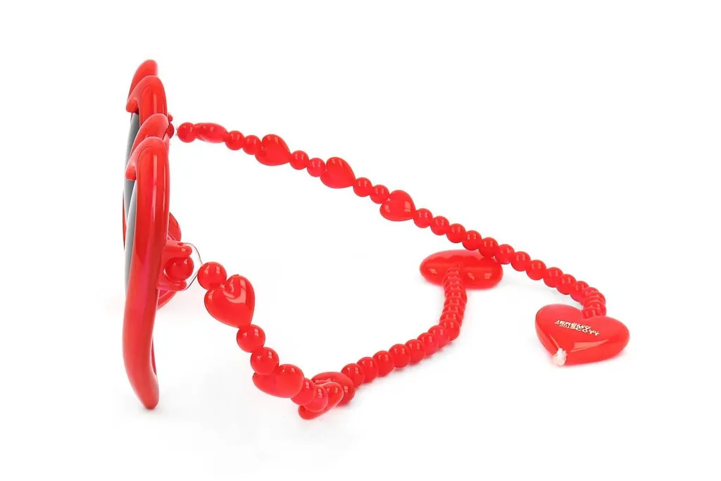 Linda Farrow X Jeremy Scott Heart Frame Sunglasses