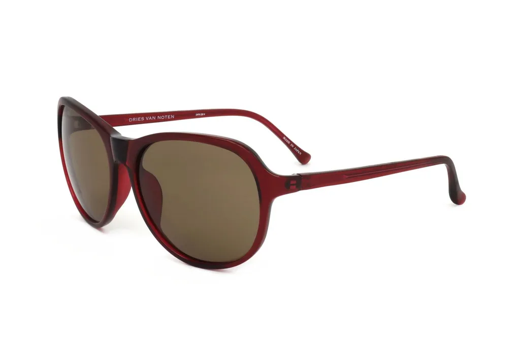 Linda Farrow X Dries Van Noten Oval Frame Sunglasses