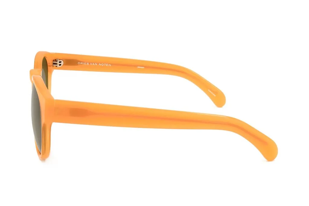 Linda Farrow X Dries Van Noten Round Frame Sunglasses