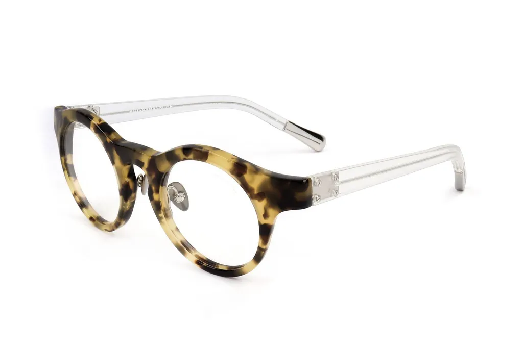 Linda Farrow X Kris Van Assche Round Frame Glasses