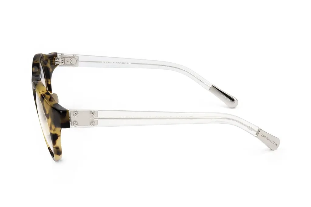 Linda Farrow X Kris Van Assche Round Frame Glasses