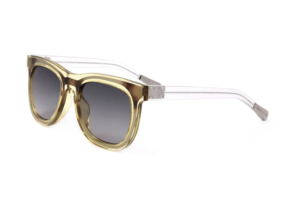 Linda Farrow X Kris Van Assche Square Frame Sunglasses