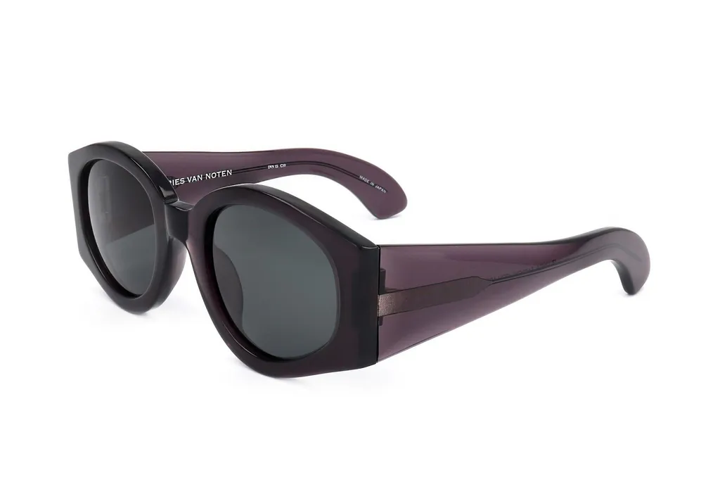 Linda Farrow X Dries Van Noten Oval Frame Sunglasses