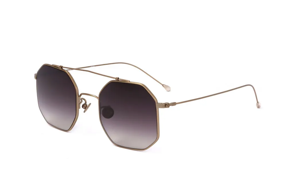 Linda Farrow X Ann Demeulemeester Pilot Frame Sunglasses