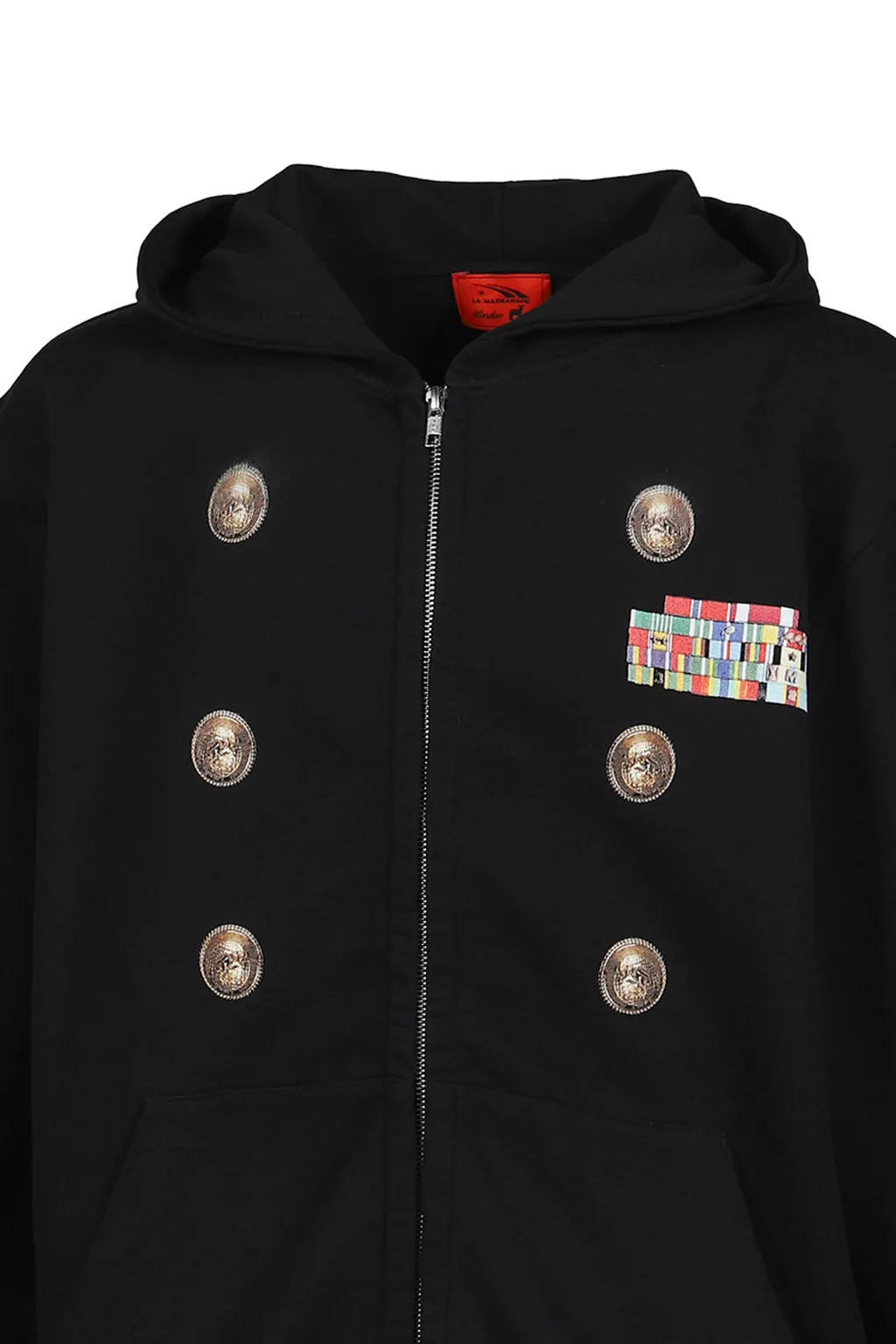 Cardigan Hoodie / Black
