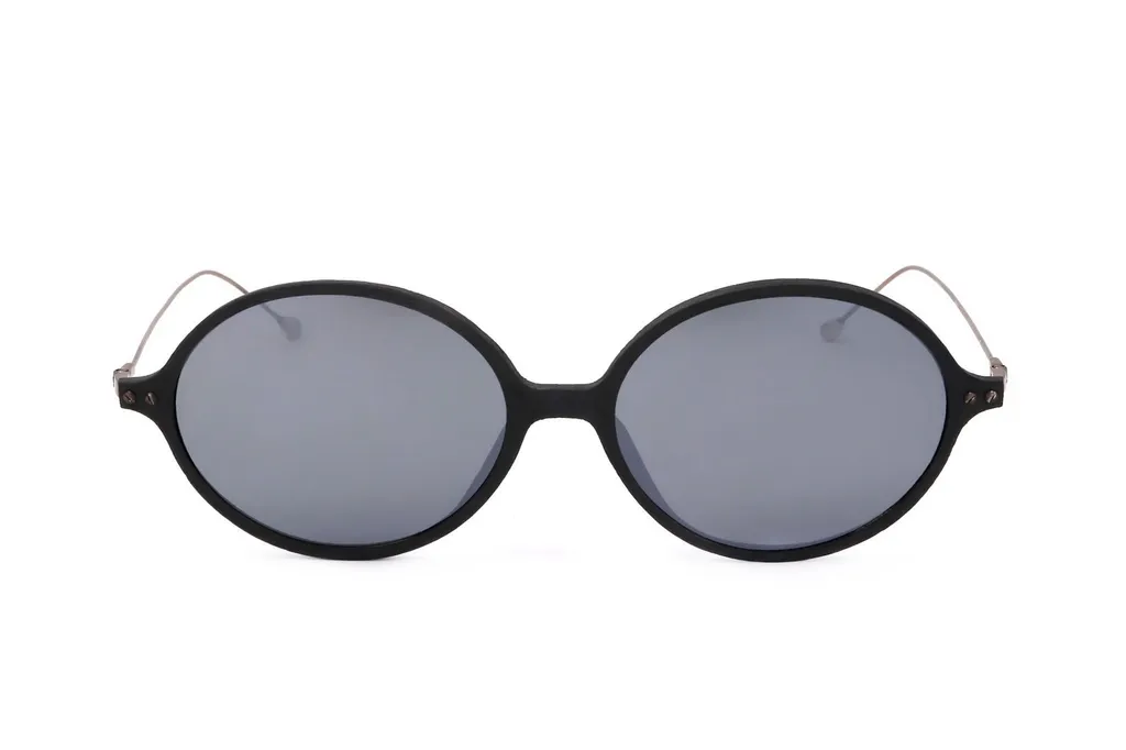 Linda Farrow X Ann Demeulemeester Oval Frame Sunglasses
