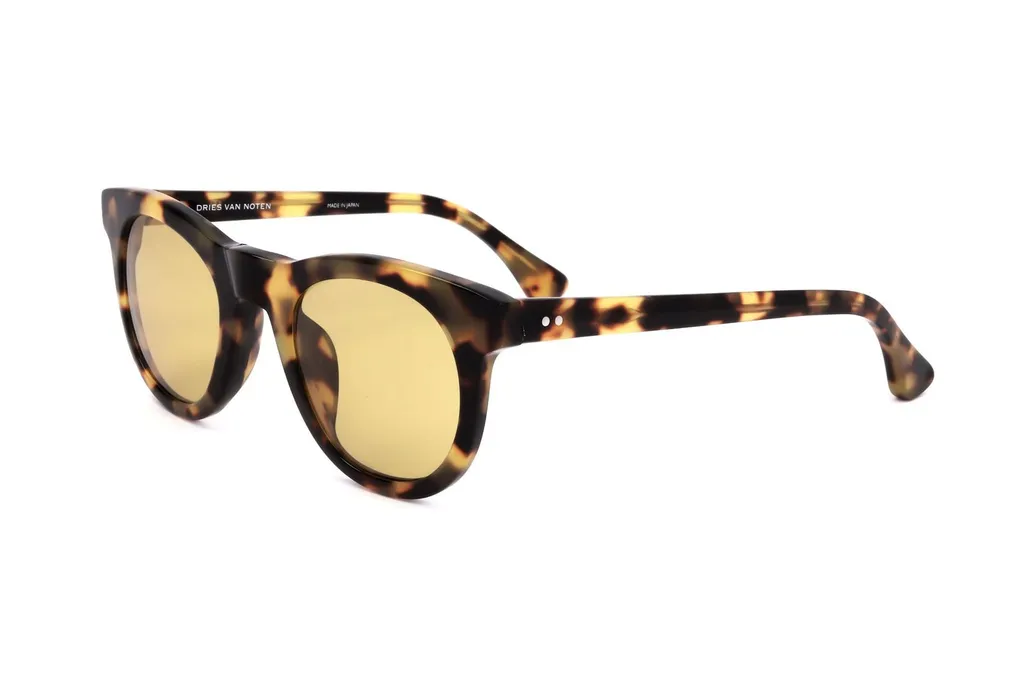 Linda Farrow X Dries Van Noten Oval Frame Sunglasses