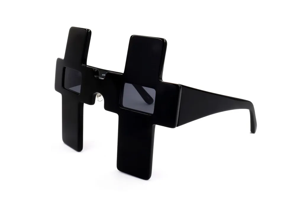 Linda Farrow X Jeremy Scott Cross Frame Sunglasses