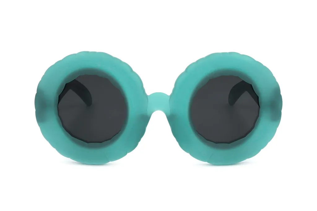 Linda Farrow X Jeremy Scott Round Frame Sunglasses
