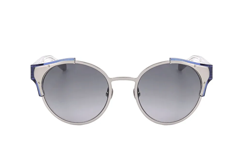 Linda Farrow X Kris Van Assche Oval Frame Sunglasses