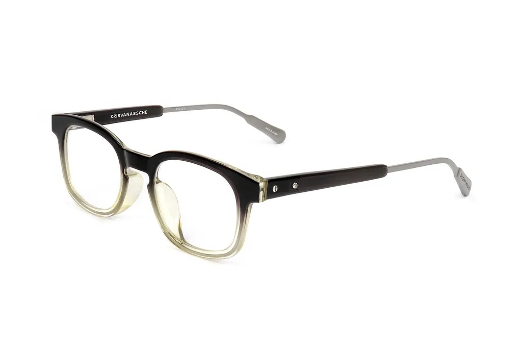 Linda Farrow X Kris Van Assche Rectangular Frame Glasses