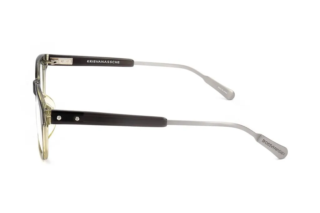 Linda Farrow X Kris Van Assche Rectangular Frame Glasses