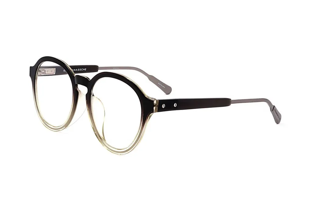 Linda Farrow X Kris Van Assche Oval Frame Glasses