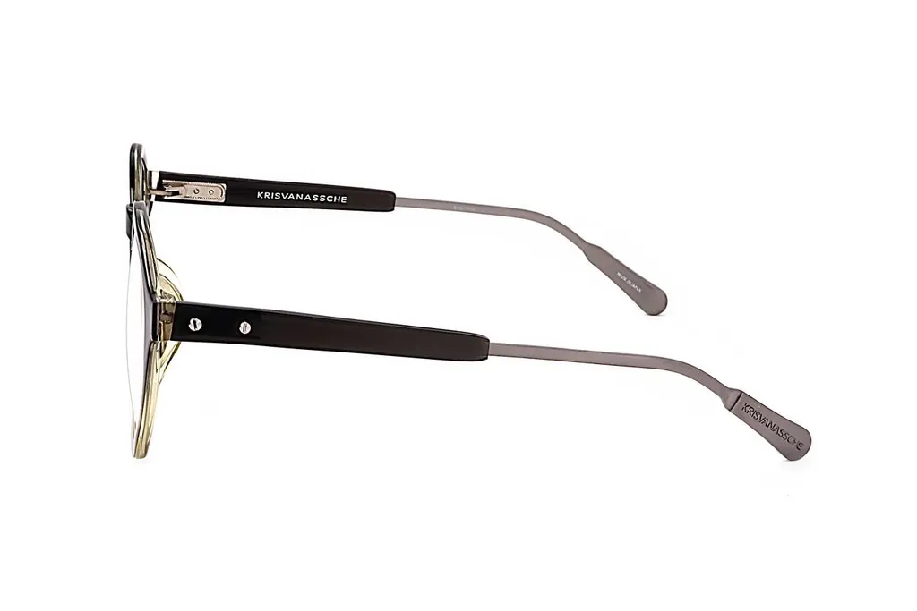 Linda Farrow X Kris Van Assche Oval Frame Glasses