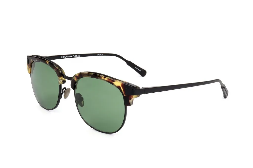 Linda Farrow X Kris Van Assche Square Frame Sunglasses