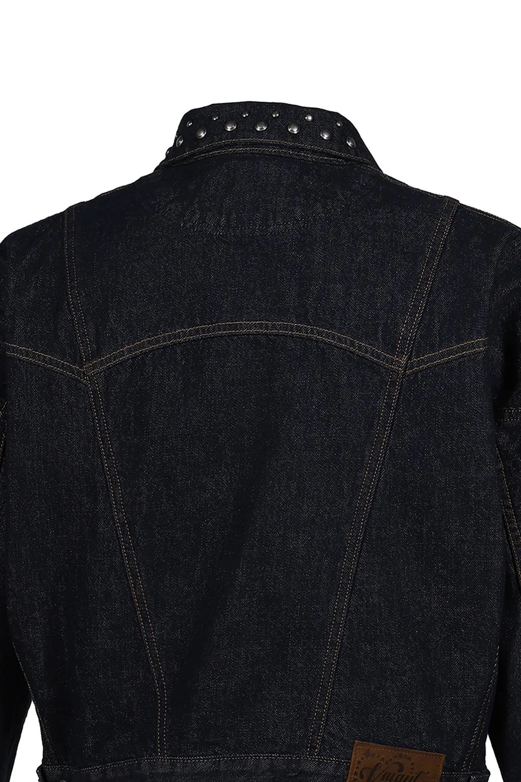 Liam Stud Denim Jacket / Deep Blu