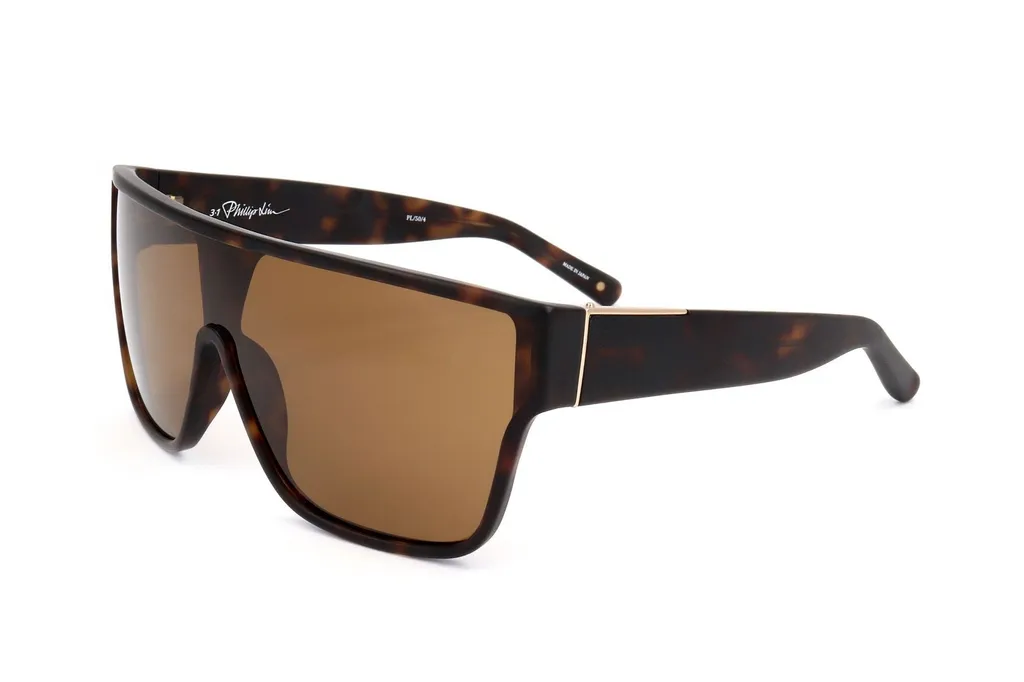 Linda Farrow X 3.1 Phillip Lim Shield Frame Sunglasses