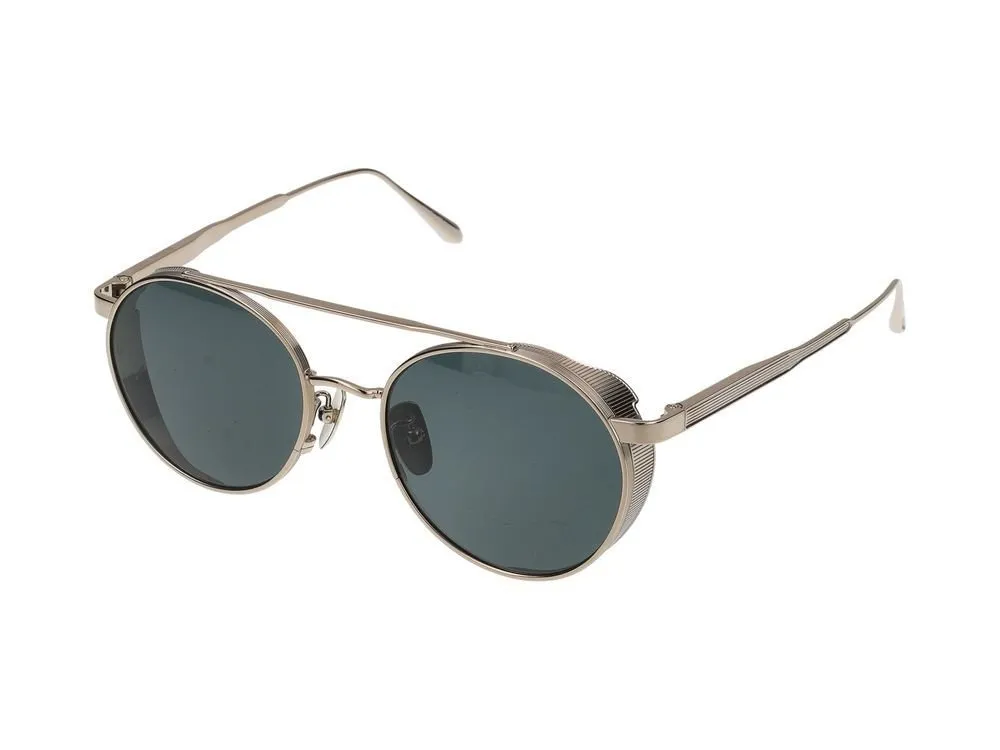 Linda Farrow Conor Round Frame Sunglasses