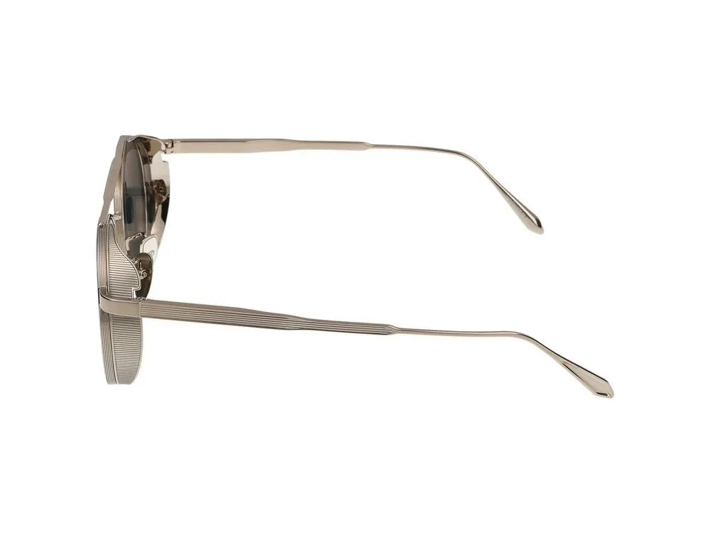 Linda Farrow Conor Round Frame Sunglasses