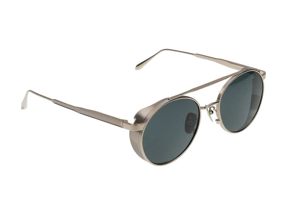 Linda Farrow Conor Round Frame Sunglasses