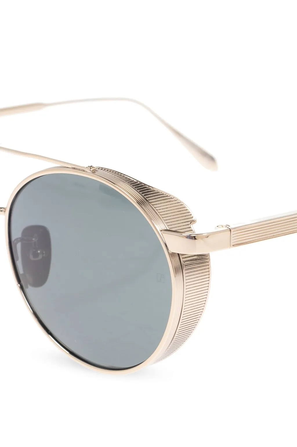 Linda Farrow Conor Round Frame Sunglasses