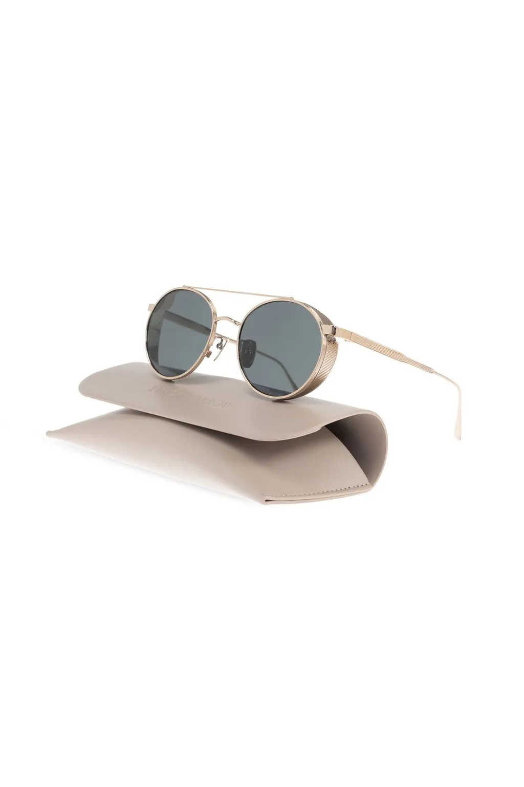 Linda Farrow Conor Round Frame Sunglasses