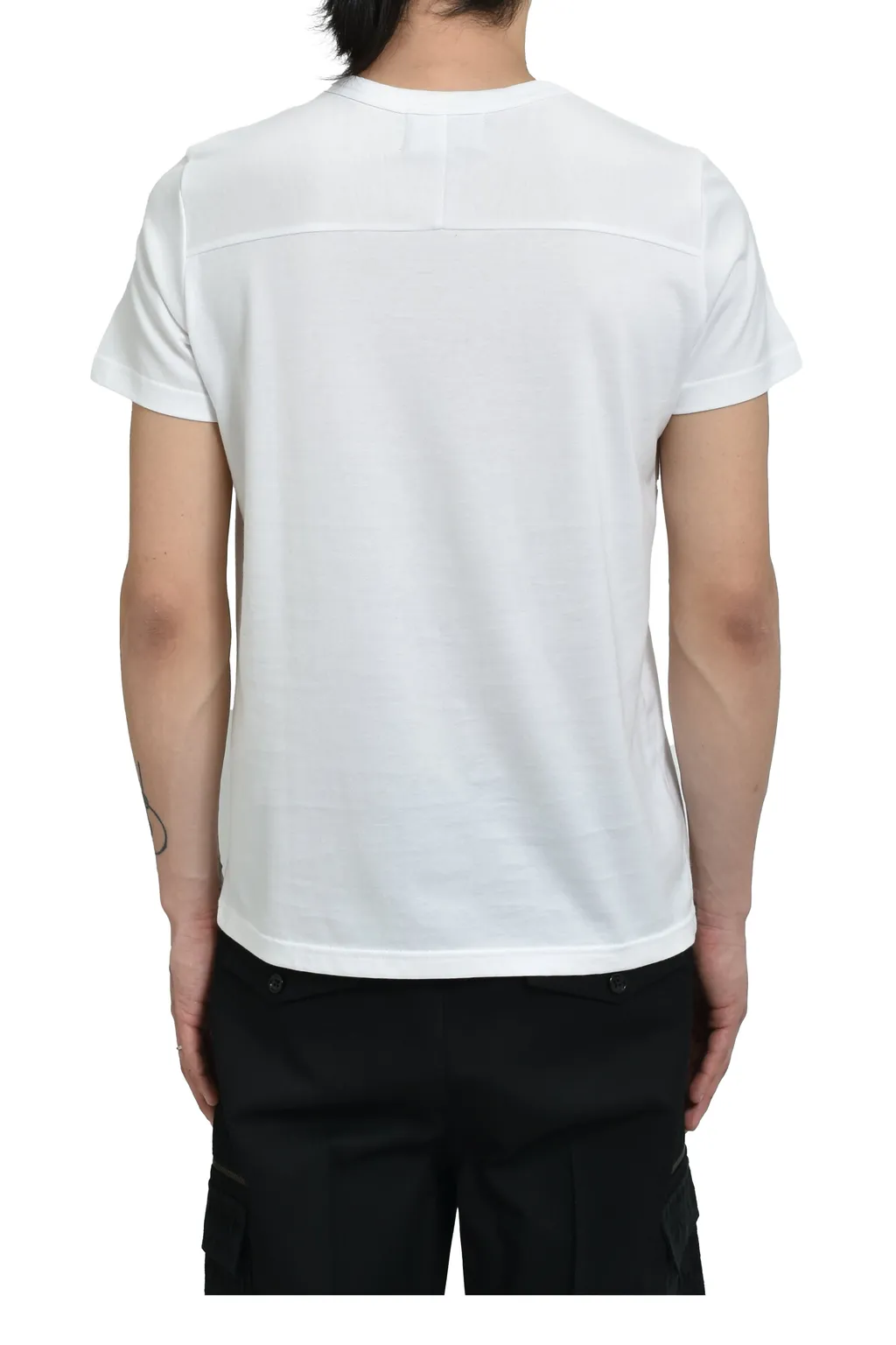 Embroidery Fitted Tee / Wht