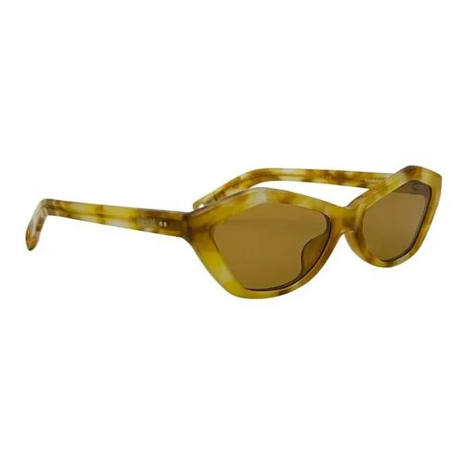 Linda Farrow X Jacquemus Bambino Angular Frame Sunglasses