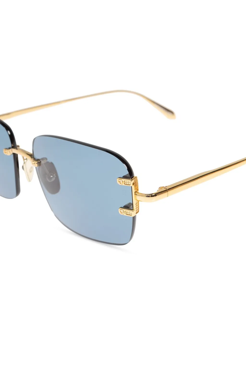 Linda Farrow Sasha Rectangle Frame Sunglasses