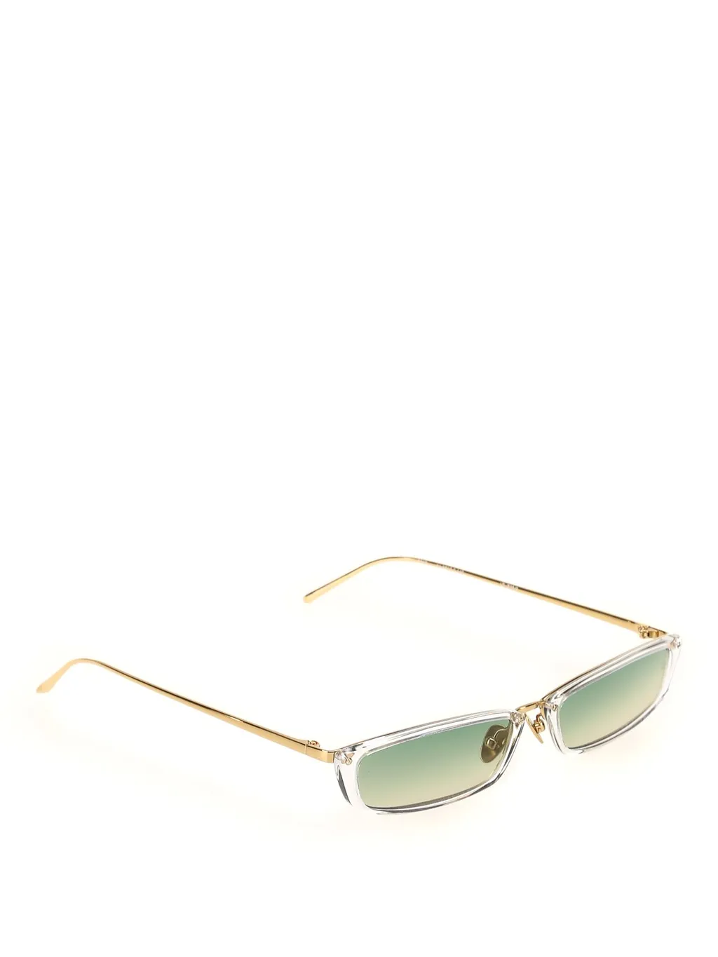 Linda Farrow Rectangular Frame Sunglasses