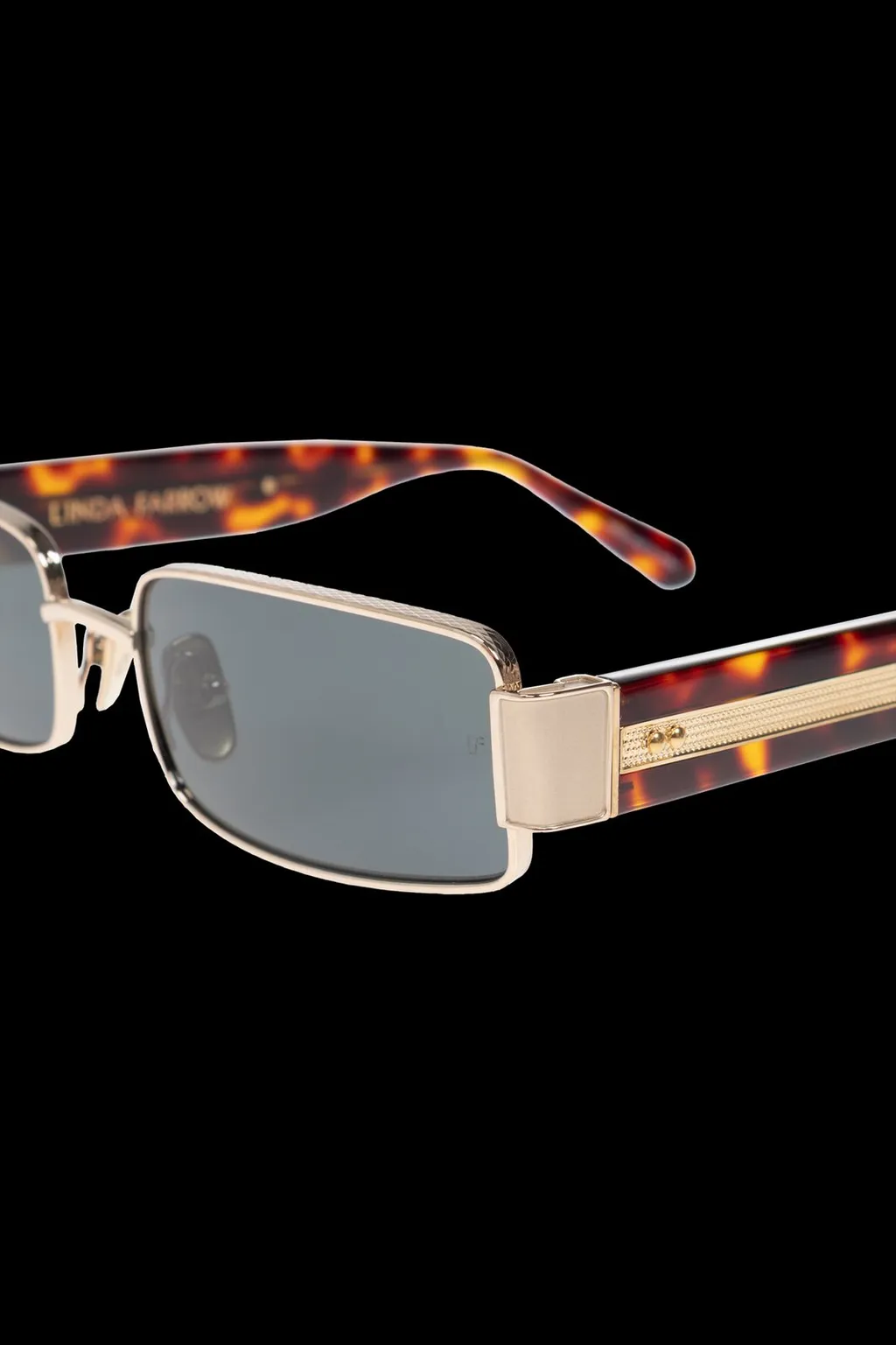 Linda Farrow Retangle Frame Sunglasses