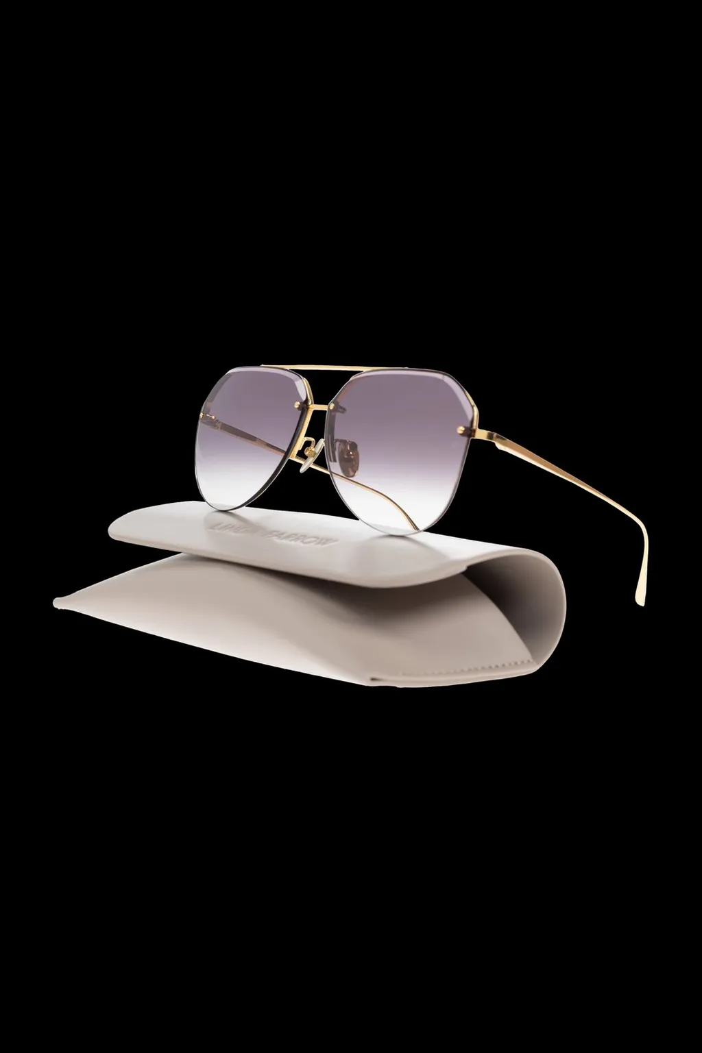 Linda Farrow Pilot Frame Sunglasses