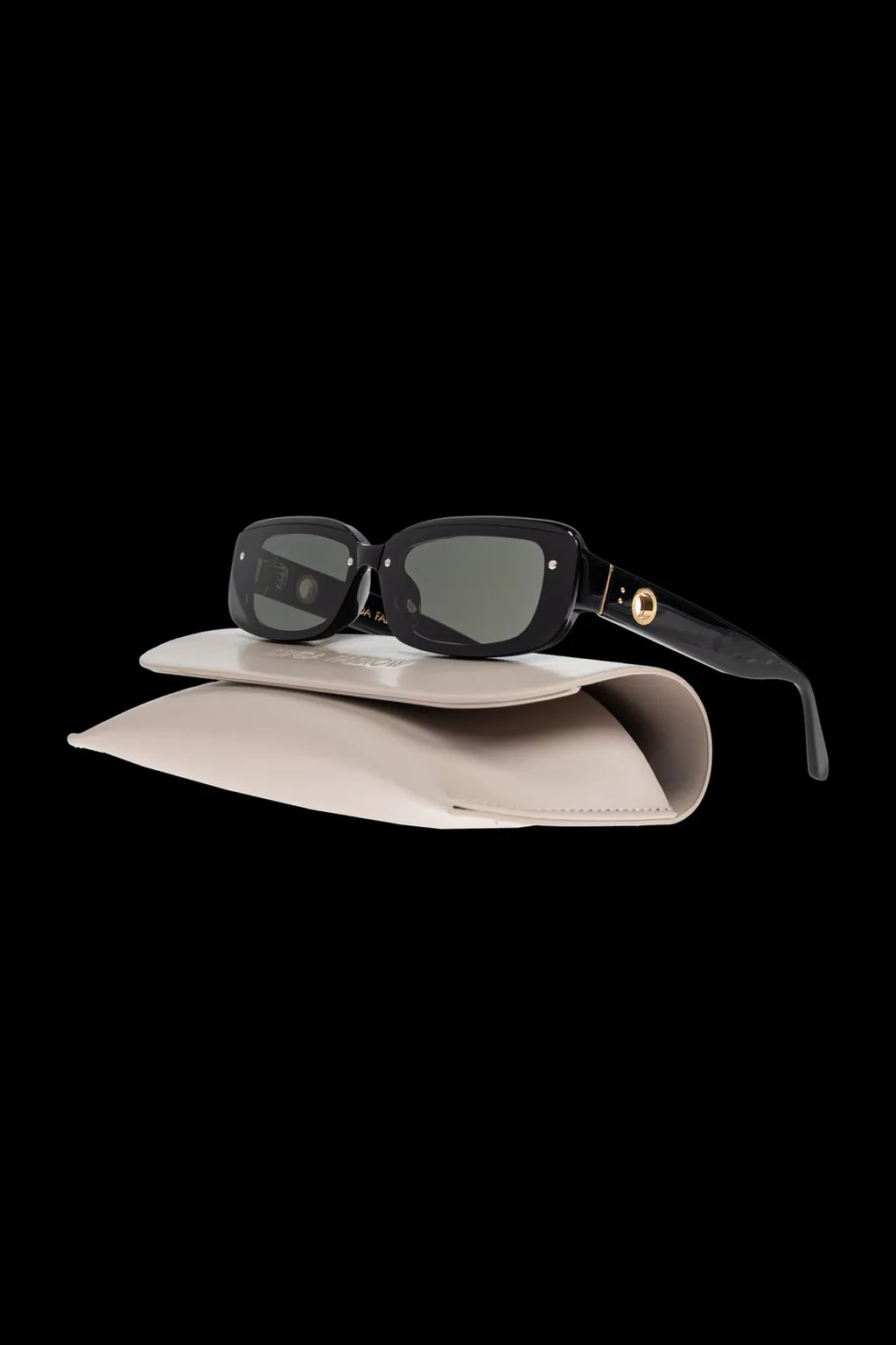 Linda Farrow Retangle Frame Sunglasses