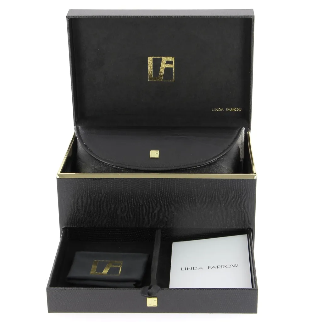 Linda Farrow Geometric Frame Sunglasses