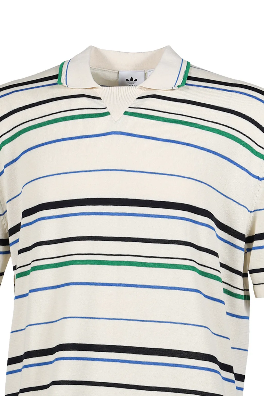 Wb Knit Polo / Wonder Wht/Grn/Blu