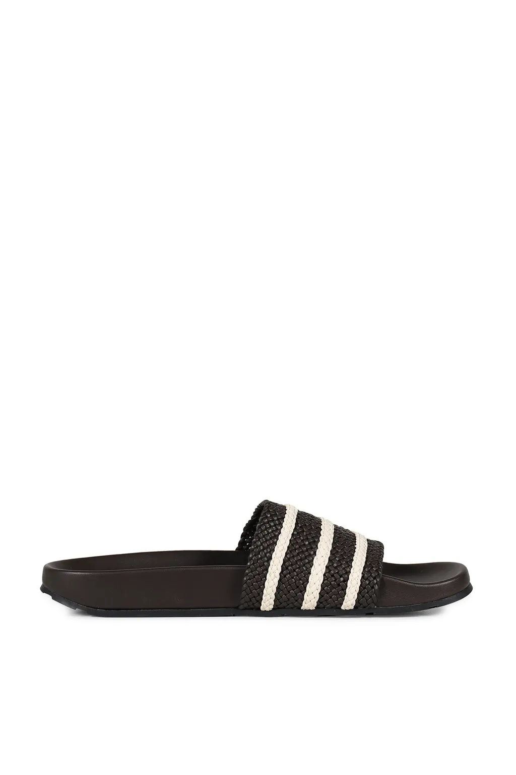 Wb Adilette / Dark Brw/Wnder Wht
